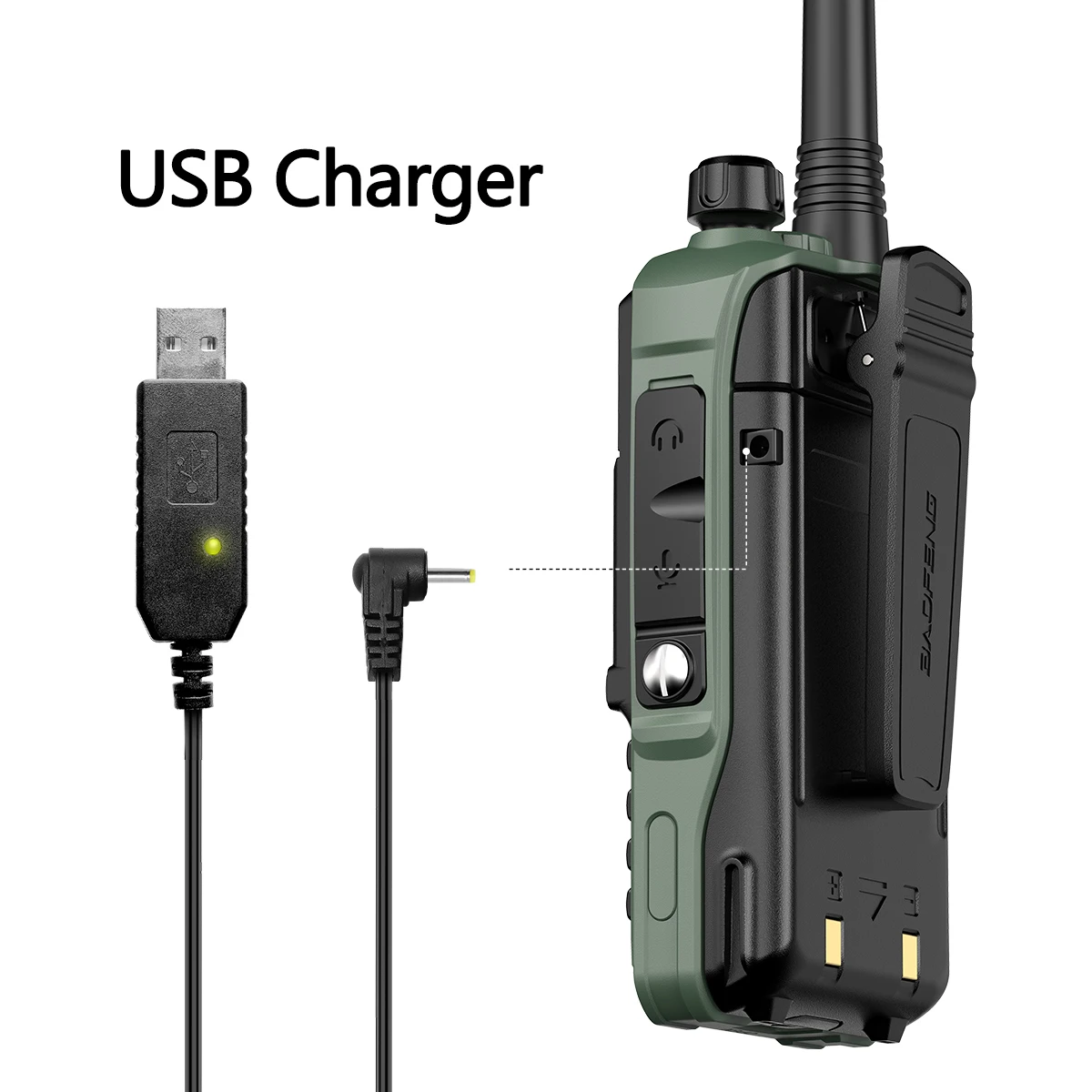 1/2 Uds BaoFeng UV-S9 PLUS Walkie Talkie impermeable 10W potente Radio CB Radio bidireccional portátil de largo alcance para viajes de caza - imagen 4