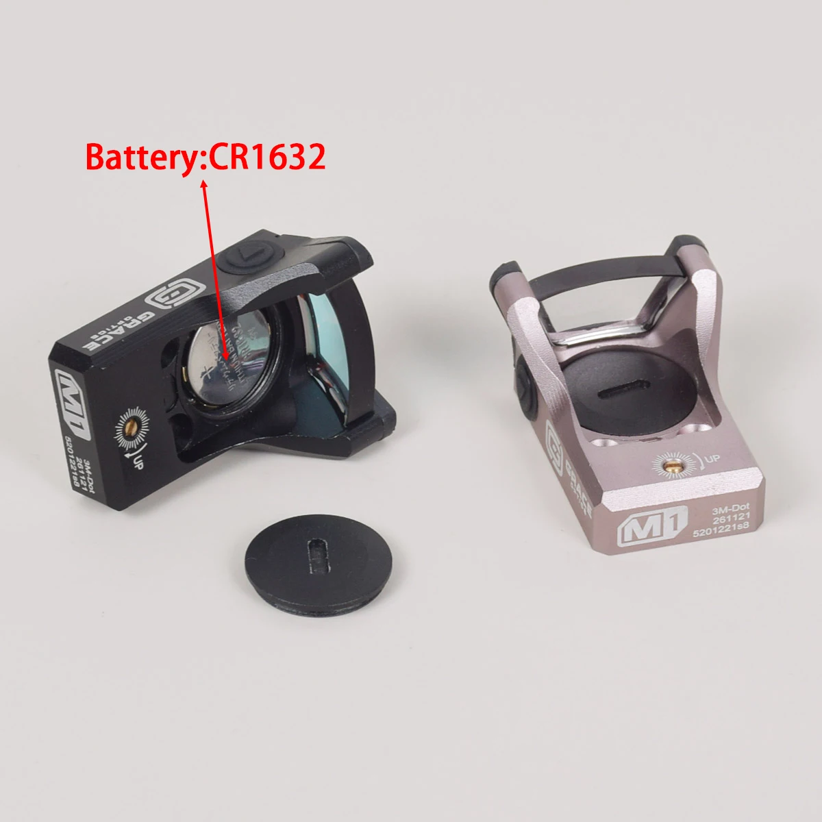 Mira táctica RMR M1, punto rojo y verde, mira de caza para Airsoft, tiro al aire libre, montaje holográfico Glock - imagen 5