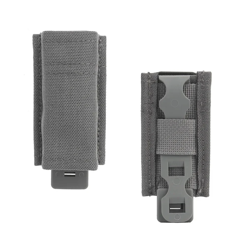 Bolsa para revistas de pistola de caza, bolsa individual FAST de 9mm, soporte para pistola de aire de caza doble Mag con clip de soporte de nailon - imagen 2