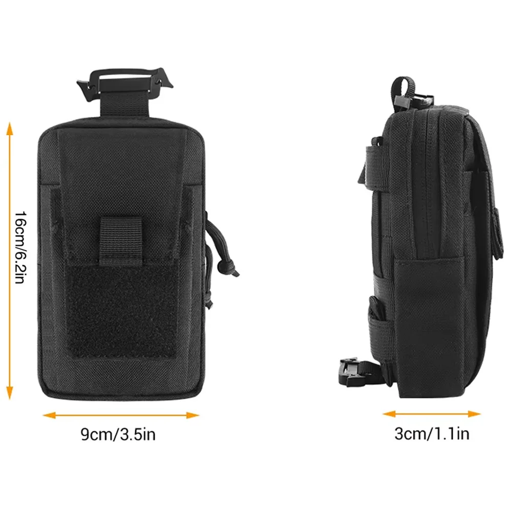 Nieuwe draagbare tactische schouderriem hangende tas Outdoor Camping Wandelen Jacht Molle Accessoires Pouch EDC Tool Organizer Pack - imagen 2
