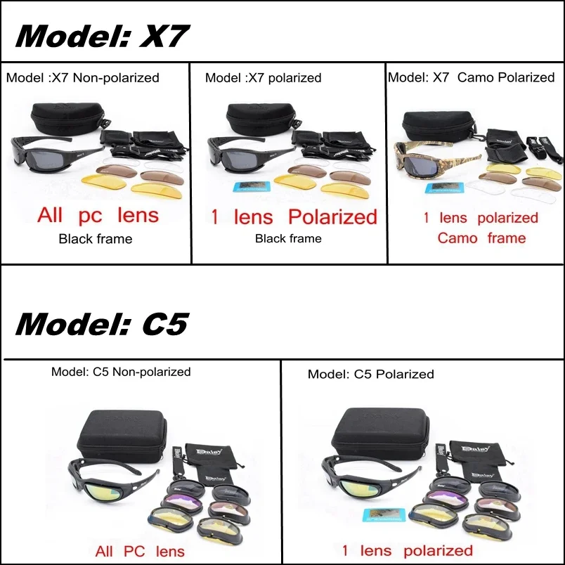 Gafas Daisy polarizadas deportivas para hombre, gafas de sol para bicicleta de montaña, protección UV, gafas de ciclismo - imagen 4
