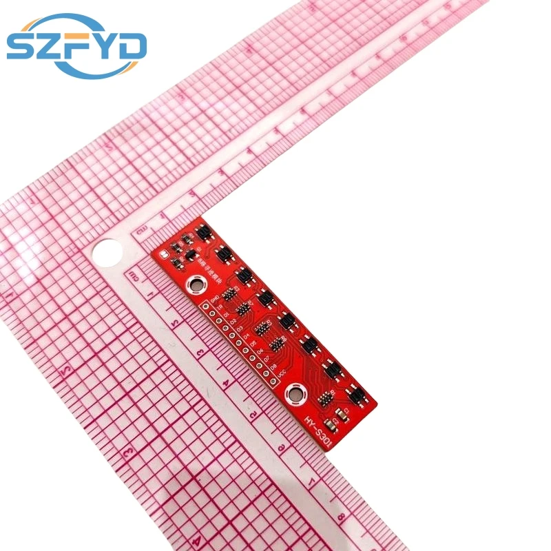 Módulo de Sensor de seguimiento IR de 8 canales, placa de detección de seguimiento de línea infrarroja de 8 canales, Detector DIY para coche inteligente Arduino - imagen 4