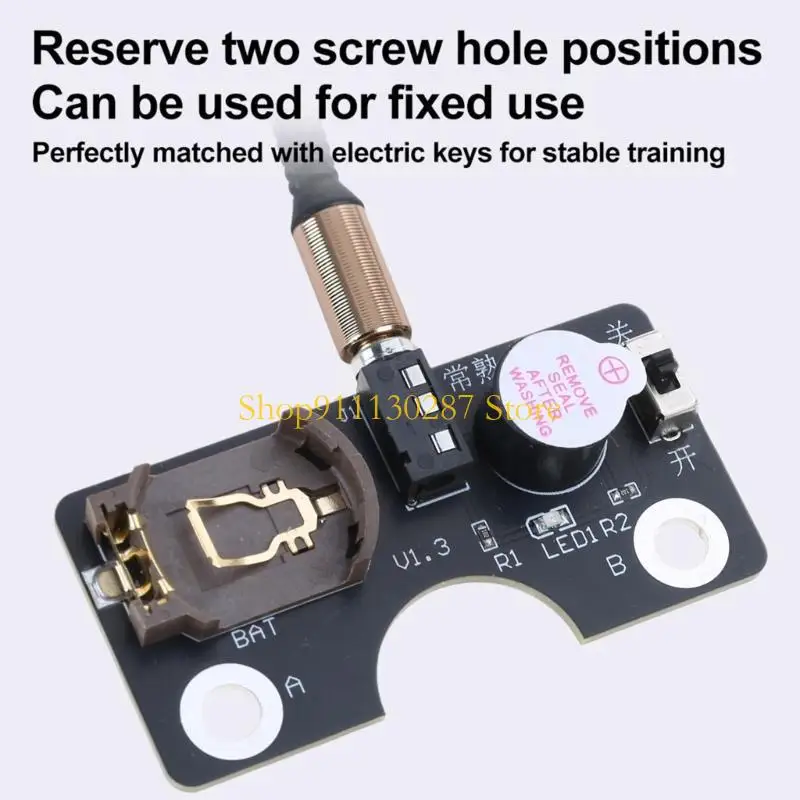 Módulo entrenamiento CW bajo consumo J1HC, entrenador clave Morse con batería larga duración y herramienta Morse