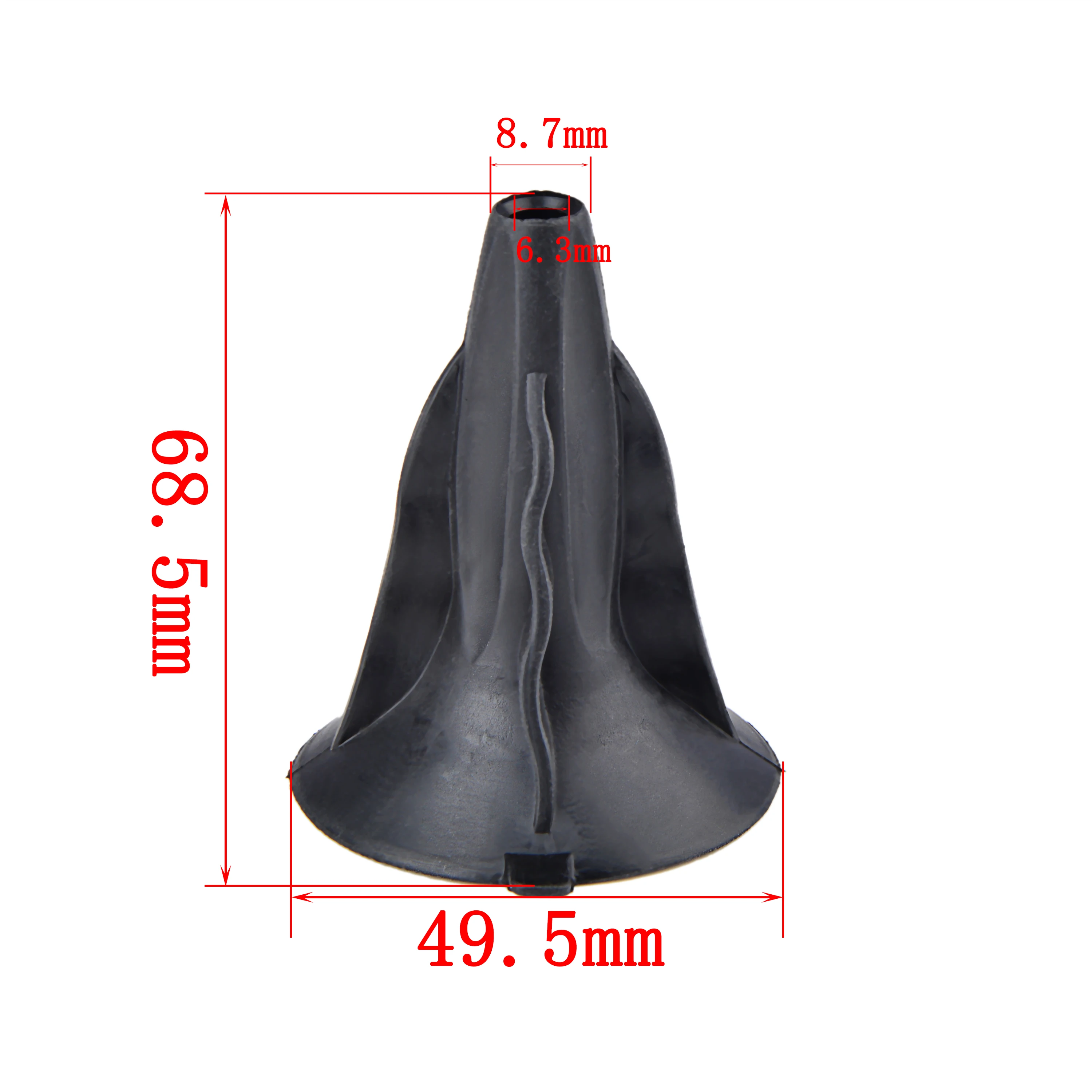 6/12 Uds puntas de flecha con ventosa de goma para eje de flecha OD 6/7mm fuerte adsorción cabeza de flecha suave juguete de juego de tiro con arco juvenil - imagen 3