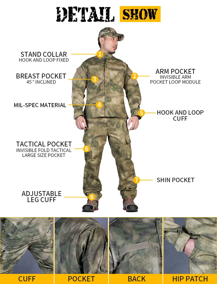 Pantalones tácticos ACU EM6891