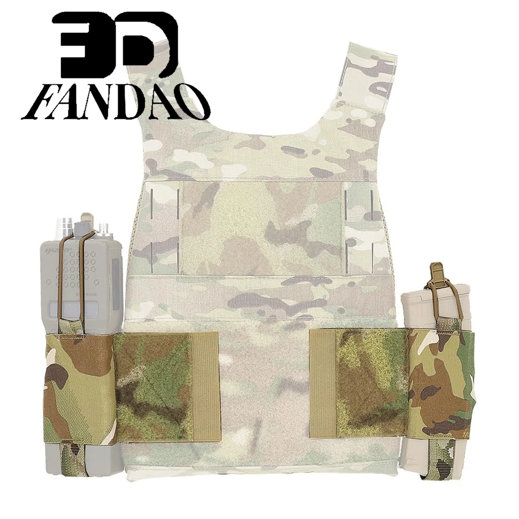 Bolsillos laterales tácticos V5 PC V2, soporte elástico para Radio, bolsa Wingman, almacenamiento, fijación de cable vibratorio, accesorios para chaleco de caza