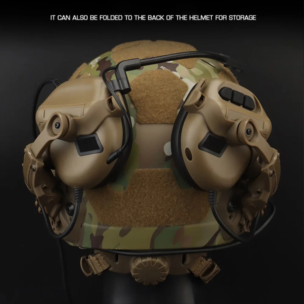 GEN 5-soporte para auriculares tácticos, accesorio para caza, con cancelación de ruido, para FAST OPS, Wendy M-LOK, ARC Helmet - imagen 5