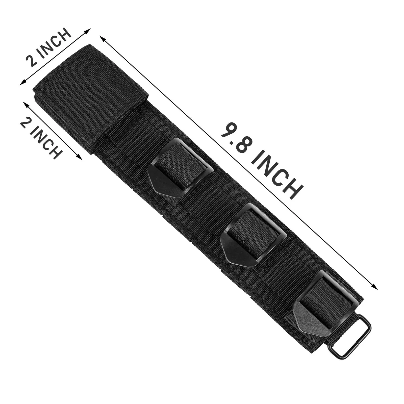 Soporte MOLLE para linterna táctica con funda de transporte - imagen 2
