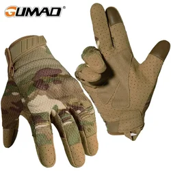 Guantes tácticos camuflaje con pantalla táctil para exteriores