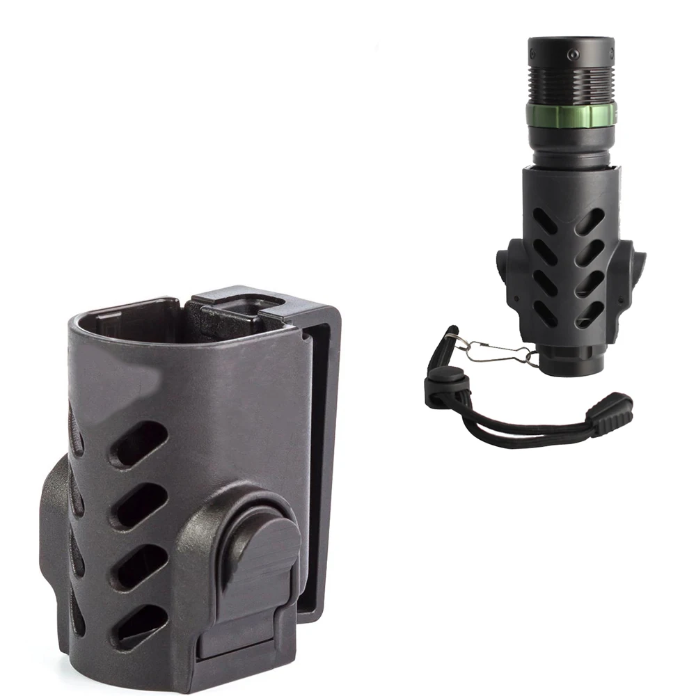 Funda para linterna táctica, funda para luz, linterna LED, funda para pistola