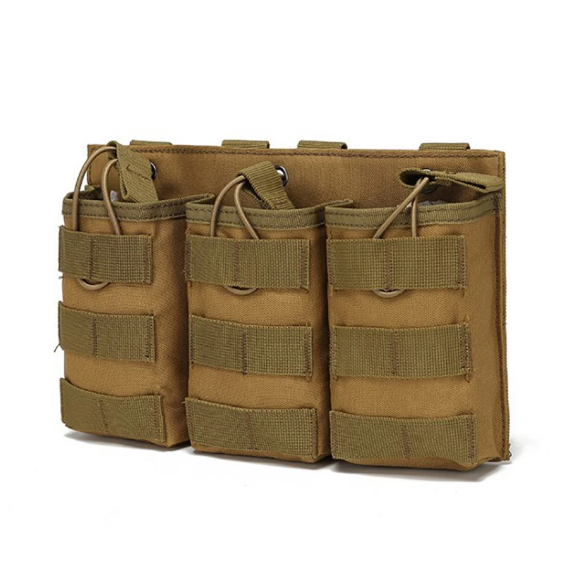 Chaleco táctico Molle, bolsa de accesorios AK M4, bolsa abierta para revista Molle, Rifle, bolsa de munición individual/doble/triple, soporte de carcasa