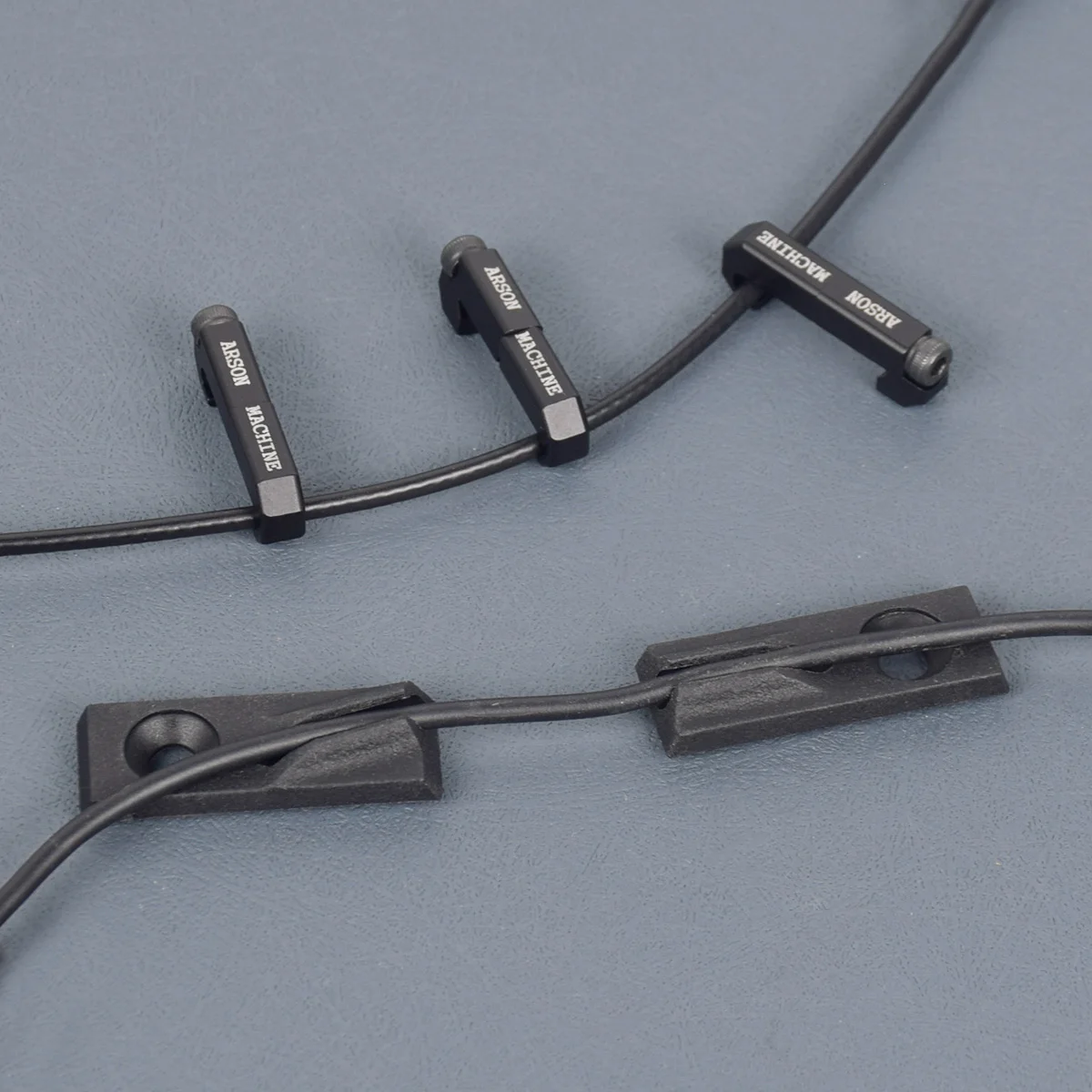 3 uds M LOK interruptor M300 M600 PEQ armas gestión de cables de luz nuevo sistema de guía de cables de Clip de Cable de aluminio para riel Picatinny de 20mm - imagen 4