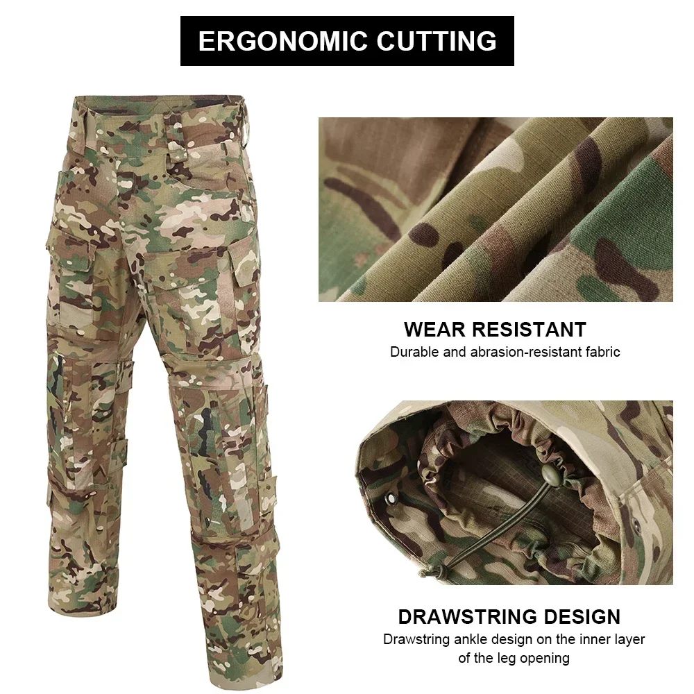 Pantalones tácticos Gen2 Assault Raider para hombre, pantalones Cargo de servicio, BDU, caza al aire libre, senderismo, entrenamiento deportivo de combate - imagen 5