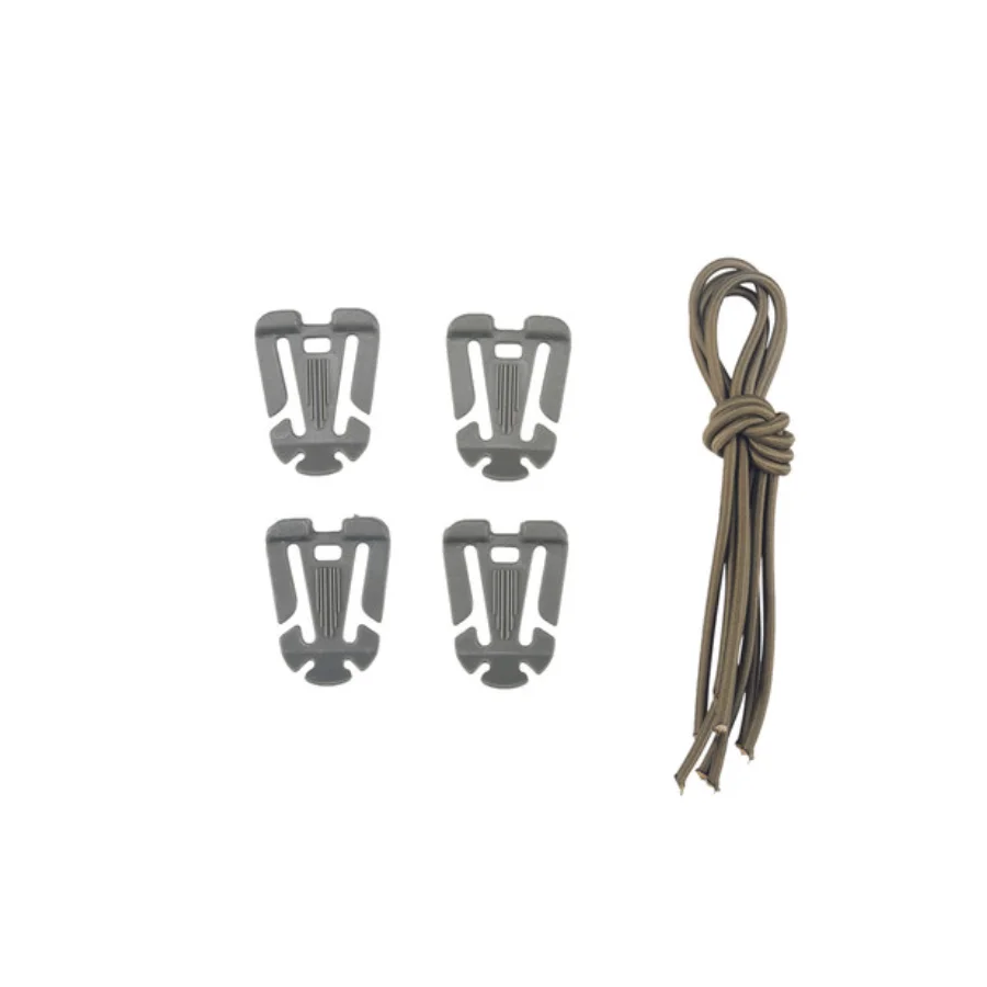 Cinturón táctico Molle para exteriores, accesorios de mochila, chaleco colgante, hebilla fija, equipo de acabado, 4 unids/set por juego - imagen 3