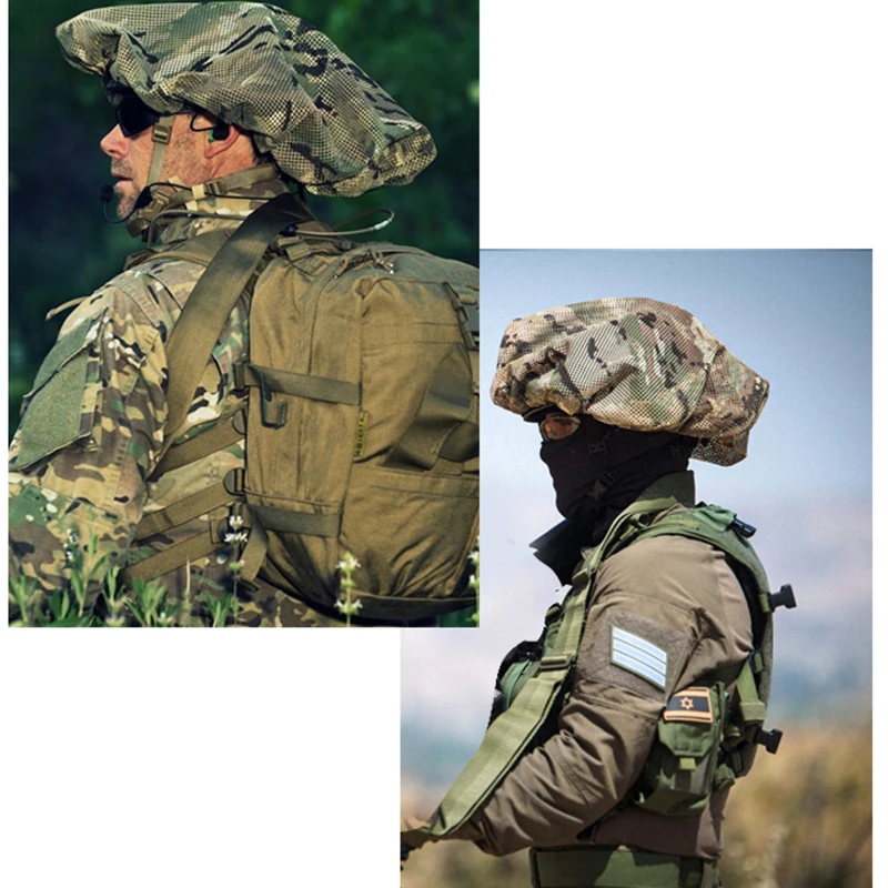 ​ Cubierta de camuflaje para casco táctico al aire libre de perfil bajo (portivos al aire libre) - imagen 4
