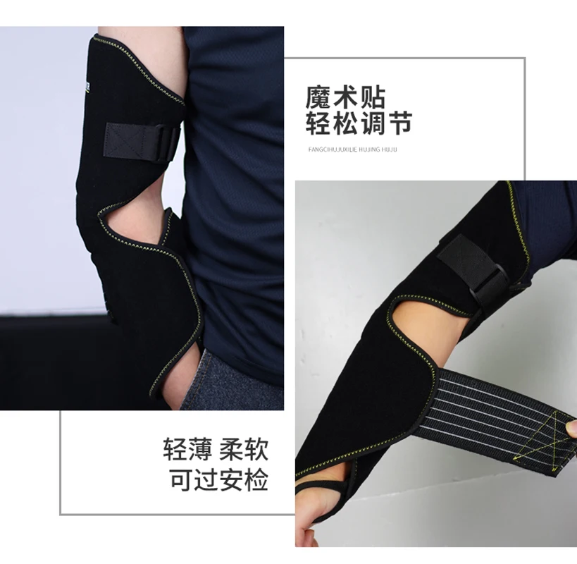 Equipo de protección para ciclismo al aire libre, pantalones, rodilleras, ropa resistente a cuchillos y puñaladas, almohadillas para muslos y brazos - imagen 5