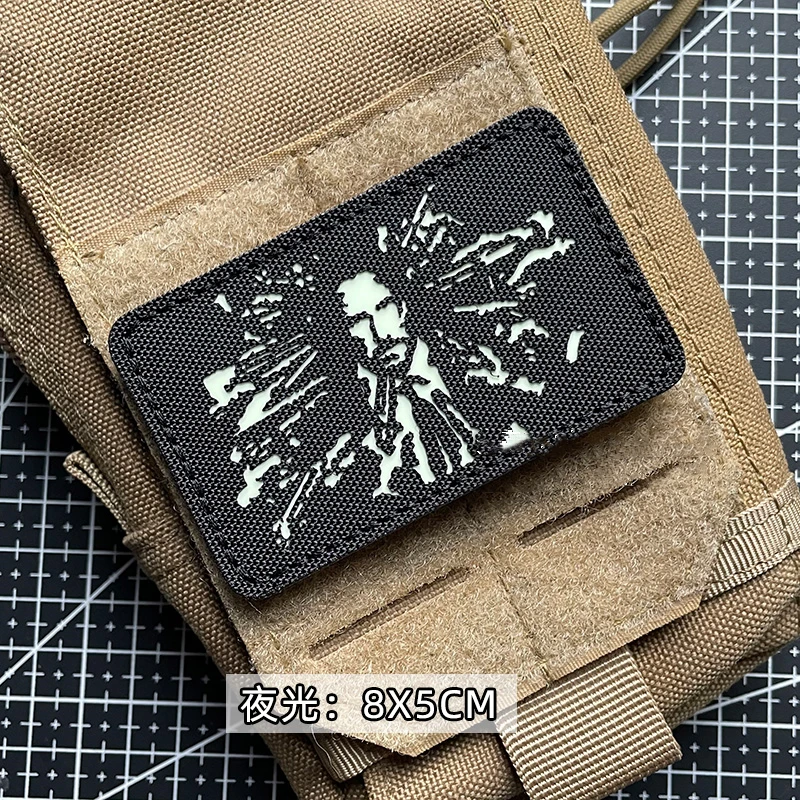 Parches Tácticos Luminosos de Ataque Rápido Especial, Brazalete de Nailon Reeves para Ropa, Mochila, Chaleco, Insignia Decorativa - imagen 5