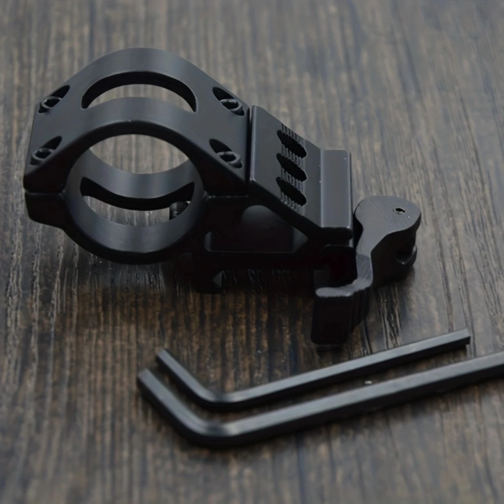 Soportes de 25/30mm, liberación rápida, soporte de instalación de riel de 20mm, soporte de montaje, abrazadera de tubo, linterna táctica Universal, luz de caza - imagen 4