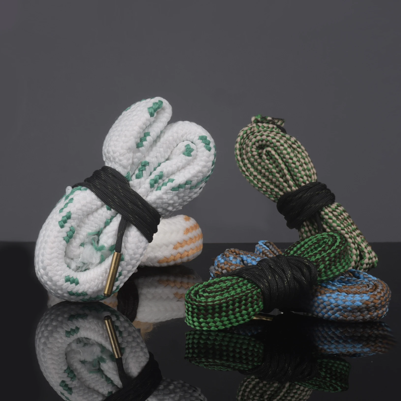 Kit de limpieza de pistola, limpiador de Calibre de barril de Rifle, cepillo de cuerda 12GA 16GA .22 CAL .223CAL .303 .308 .338 5,56mm 7,62mm - imagen 5