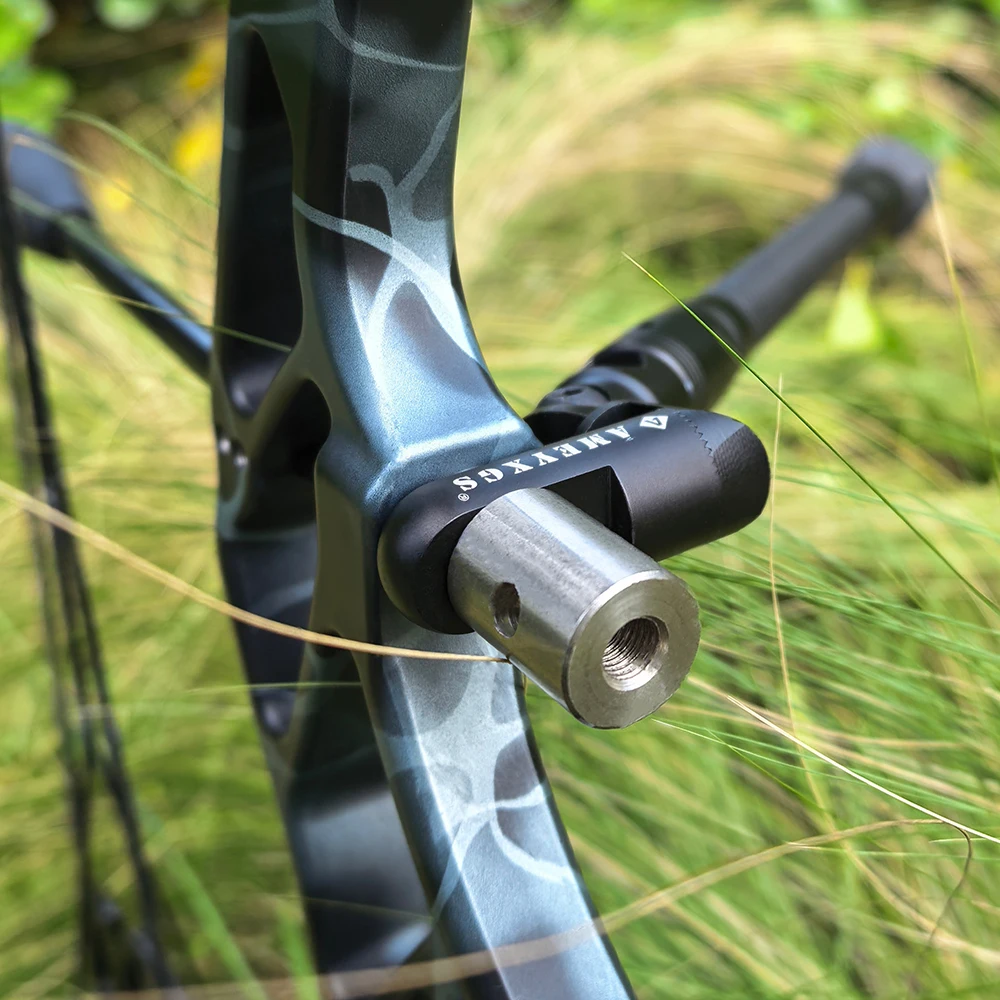 Barra en V de un solo/doble lado para tiro con arco, asiento de conexión de ángulo de 360, barra en V de aleación de aluminio CNC, estabilizador de arco de liberación rápida, tiro con amortiguación - imagen 2