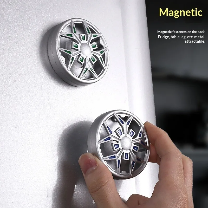Cubo de rueda de coche deportivo de aleación, abridor de botellas de cerveza creativo, imán magnético para nevera que brilla en la oscuridad - imagen 4