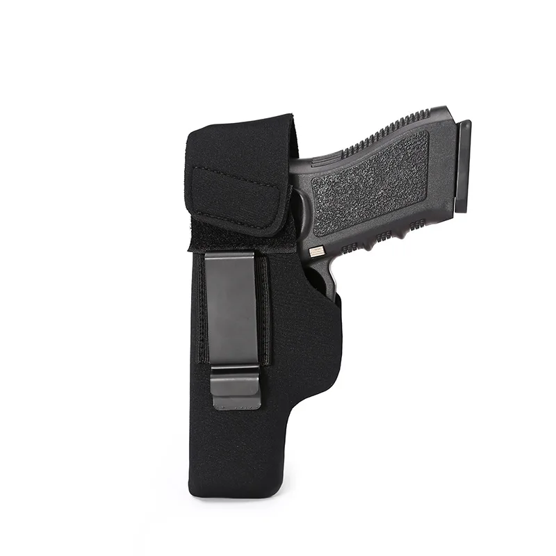 Funda de pistola táctica IWB para mano derecha e izquierda, funda de pistola de transporte oculta portátil, se adapta a todas las pistolas de tamaño negro para Airsoft Sport - imagen 3