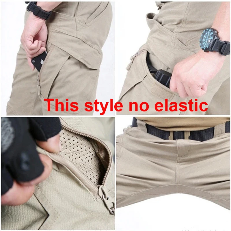 Pantalones de combate táctico para hombre, pantalón de S-6XL militar, impermeable, para acampada, senderismo, pesca, escalada, Trekking, primavera, otoño - imagen 4