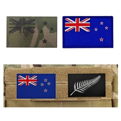 Parche reflectante bandera Nueva Zelanda – Kiwi bordado de PVC