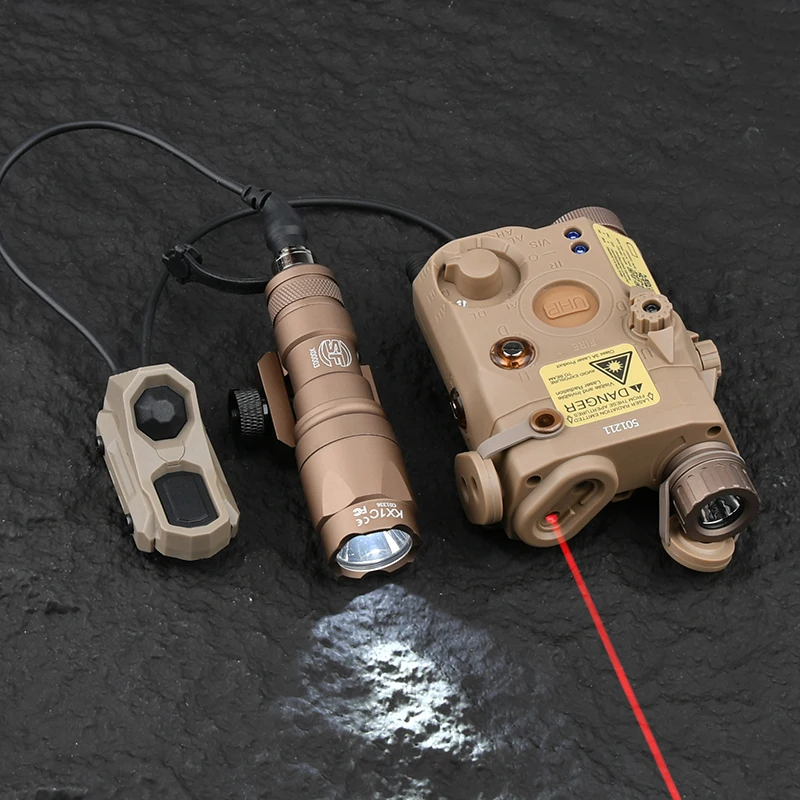 Linterna táctica PEQ 15 con punto rojo y verde, luz de relleno IR, linterna de caza, Kit Dual SF M300 M600, linterna LED estroboscópica PEQ con AXON - imagen 2