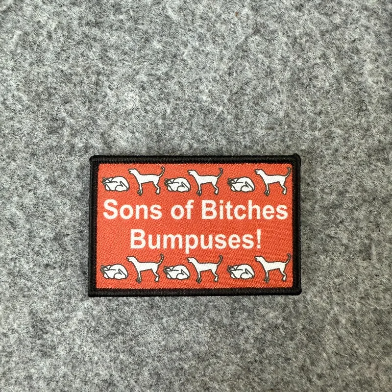 Parche táctico con impresión divertida, insignia de moral militar, parche de gancho y bucle para mochila, ropa decorativa - imagen 5