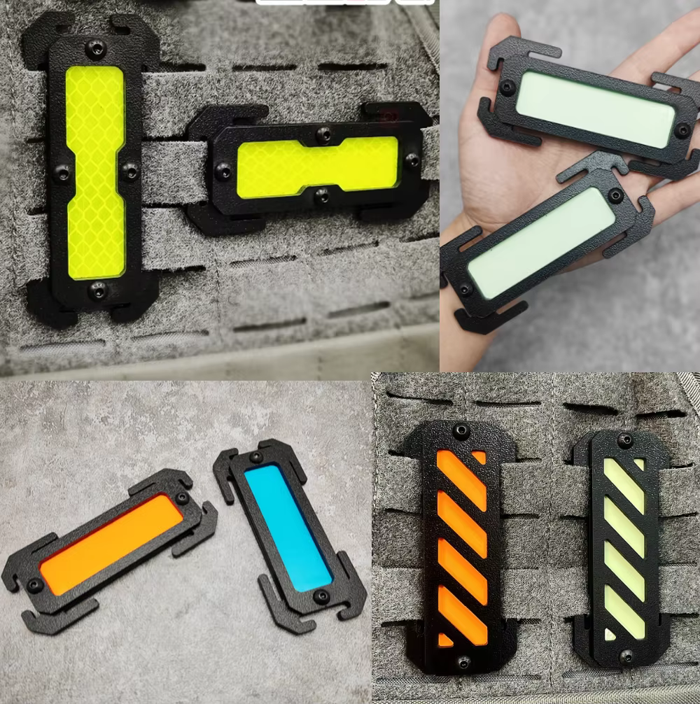 Tablero táctico Molle con panel reflectante nocturno – Seguridad EDC