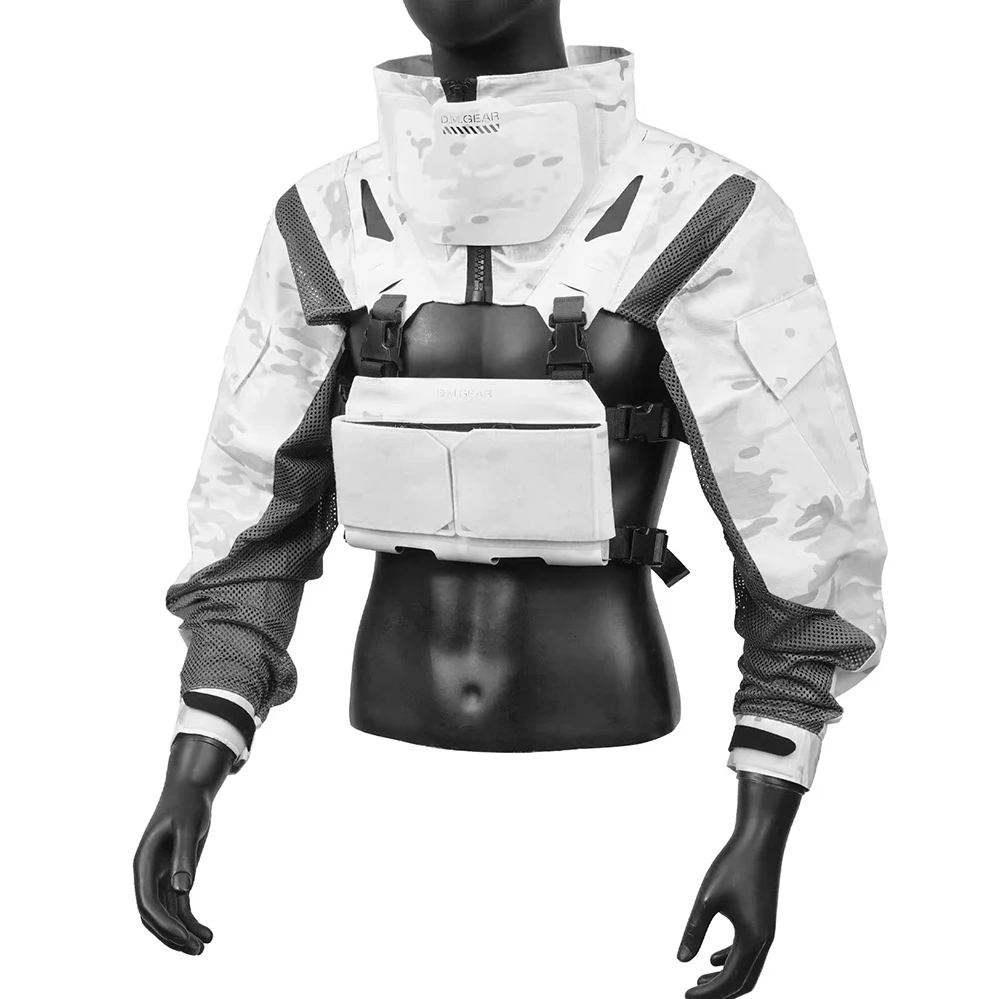 Lichtgewicht mouwcombinatie Tactische borstcombinatie Combat Uniform jachtjas met drievoudig Mag-zakje - imagen 3