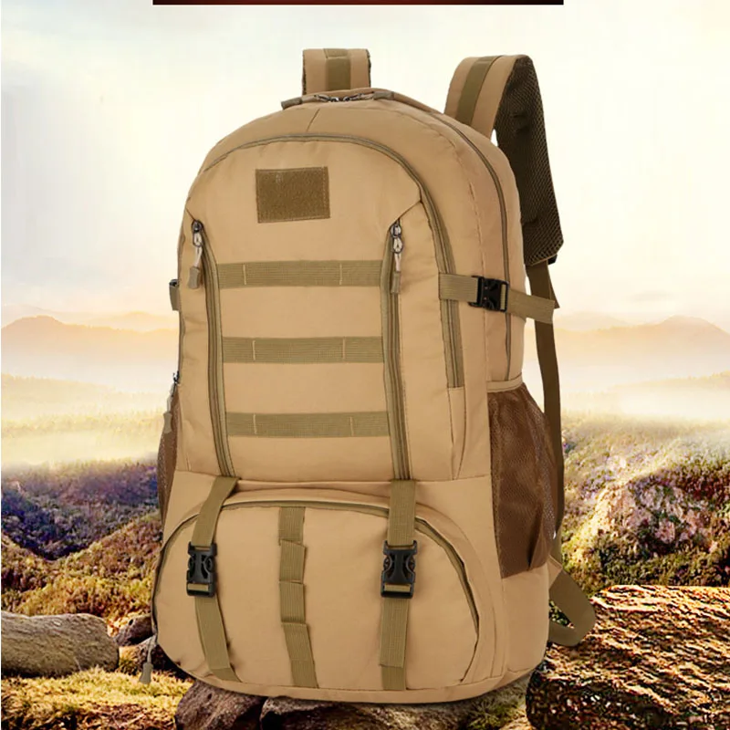 Mochila De Viaje al aire libre para hombre y mujer, bolsa de equipaje de gran capacidad, informal, para acampar, cazar y pescar - imagen 2