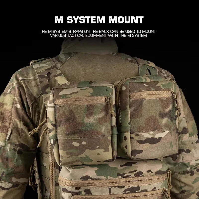 Bolsa GP Universal MOLLE ligera de tamaño M para cinturón y portador de placa, accesorios de caza - imagen 3