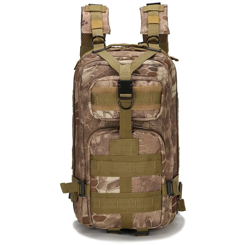 Bolsa táctica militar de 30L, bolsa de Montañismo para deportes al aire libre, mochila Oxford impermeable de camuflaje 3p para viajes de acampada, 11 colores - imagen 3
