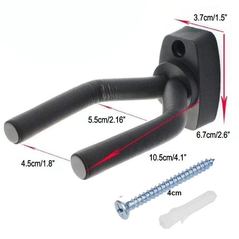 Gancho de montaje en pared para pistola, soporte de pared para escopeta, Rifle, Airsoft, arco compuesto, bate de béisbol, guitarra, violín - imagen 4