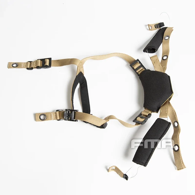 Sistema de suspensión de casco táctico, cordón ajustable para casco EX, accesorios para casco de caza al aire libre BK/DE/RG - imagen 4