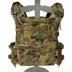 Chaleco táctico portaplacas serie K con sistema MOLLE y liberación rápida