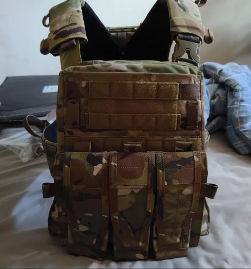 Conjunto de chaleco táctico ligero AVS para exteriores, chaleco a prueba de balas, chaleco exterior, montañismo, deportes al aire libre - imagen 3