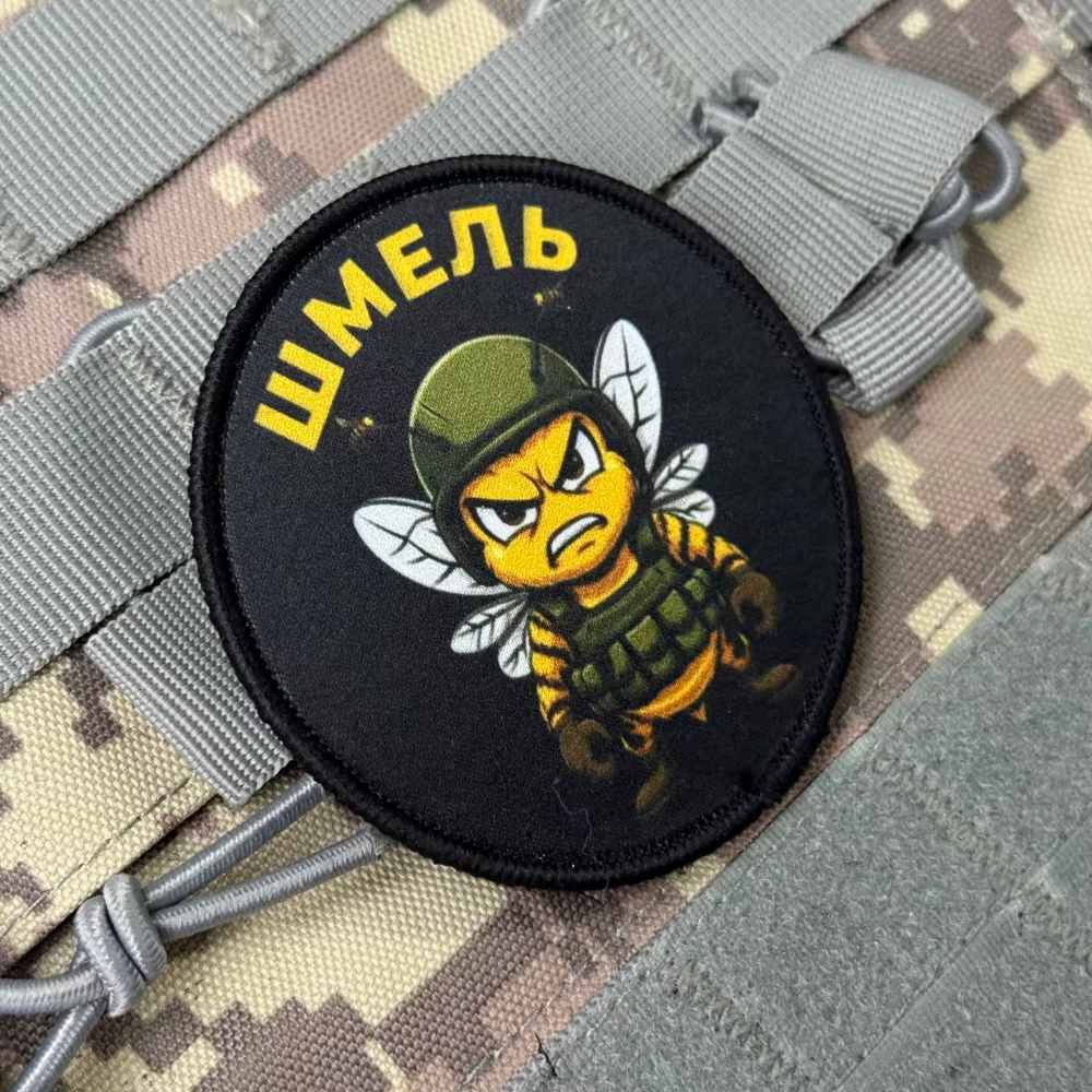 Parche táctico Hornet insignia moral gancho y bucle - imagen 3