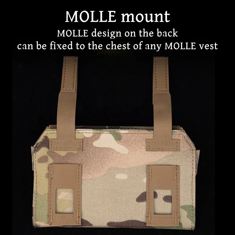 Bolsa de teléfono móvil para acampar, accesorios de Paintball CS, sistema Molle, equipo deportivo al aire libre, almacenamiento de anillo elástico - imagen 3