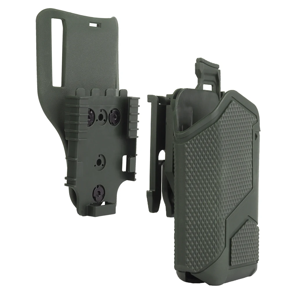 Pistolera táctica Multifit para mano derecha, X300, arma ligera, QLS, Kit de sistema de bloqueo rápido, configuración de cinturón de combate - imagen 4