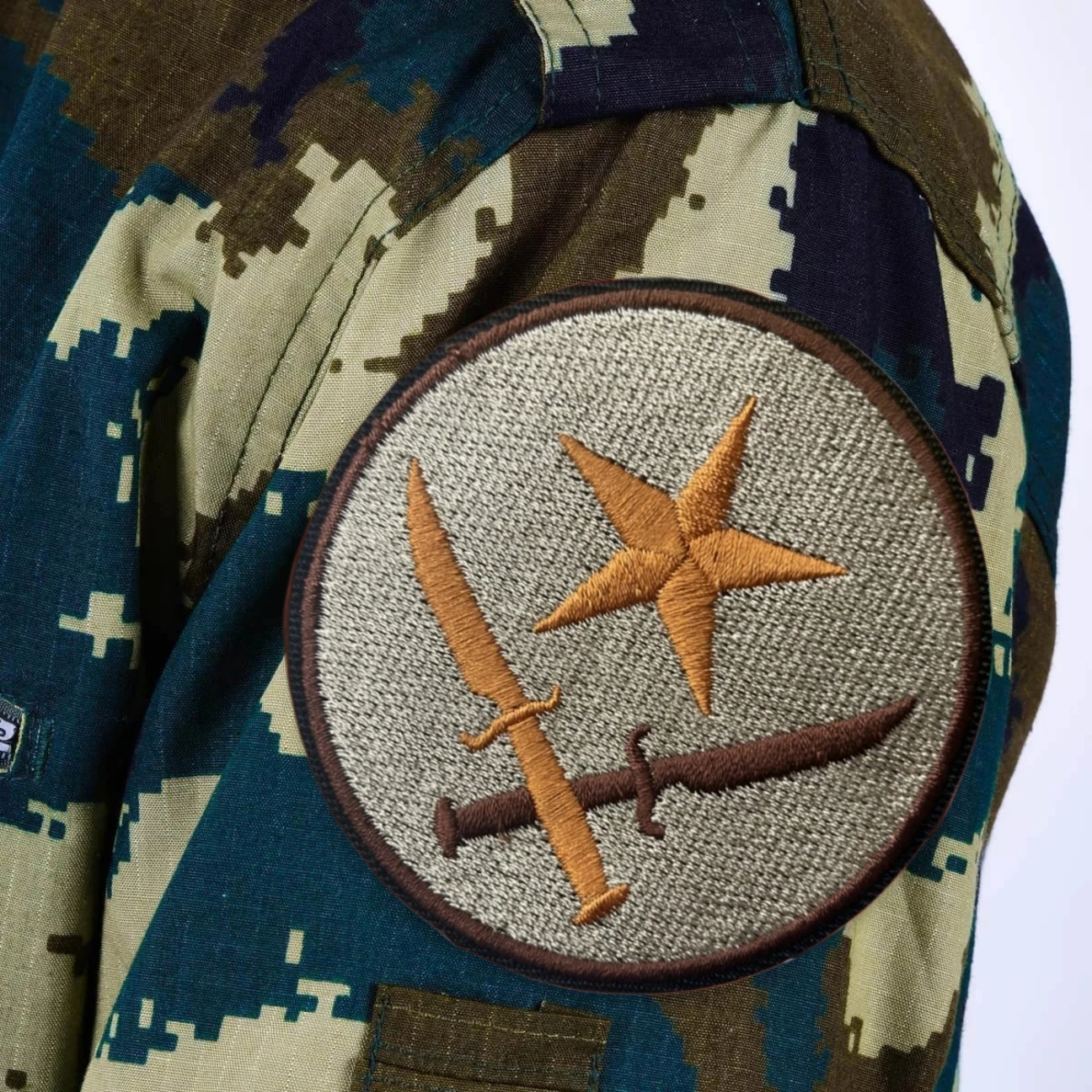 Parches bordados con insignia de moral divertida "GO Counter-Strike" para ropa, brazalete militar táctico, pegatina para mochila con gancho y bucle