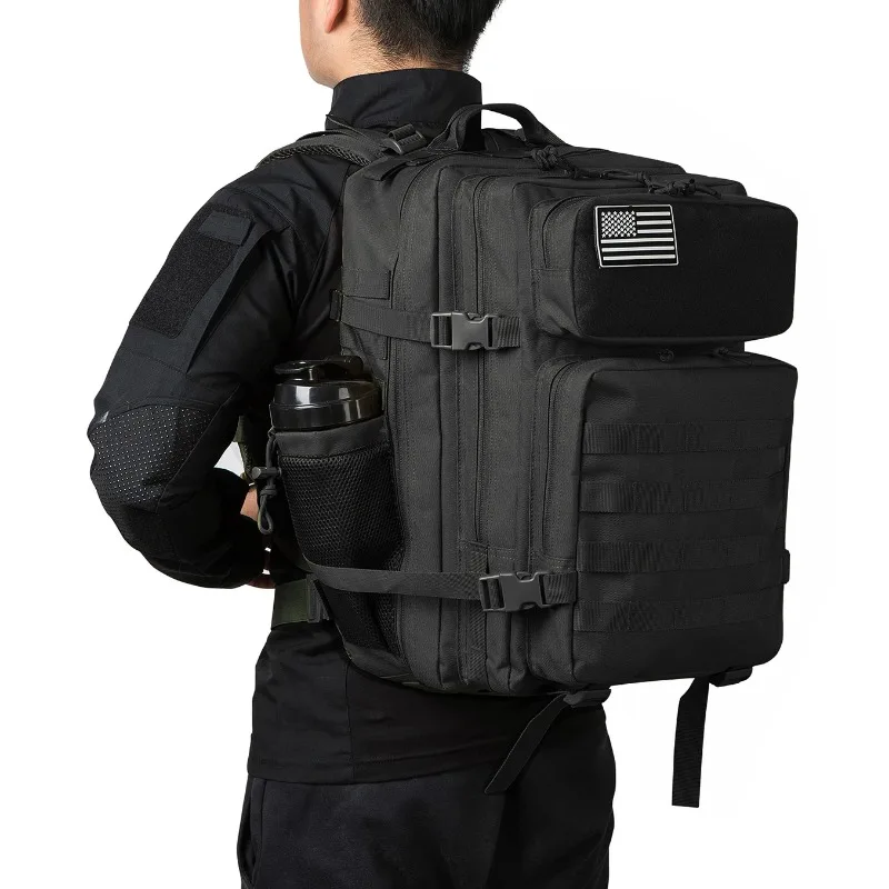 Mochila táctica Molle de 45L, equipo de camping, mochila de supervivencia para senderismo al aire libre, mochilas de viaje para senderismo, bolsa de caza - imagen 4