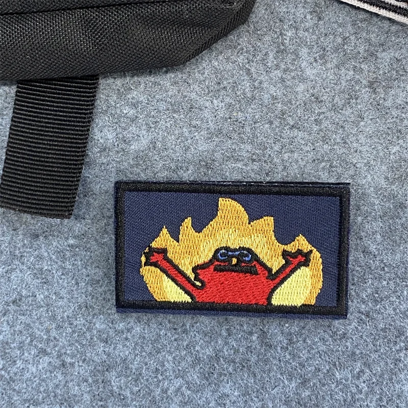 Parche de espada de águila de Call of Duty, pegatina bordada de perro pastor, insignia de moral táctica, parches de mochila divertidos de gancho y bucle - imagen 4