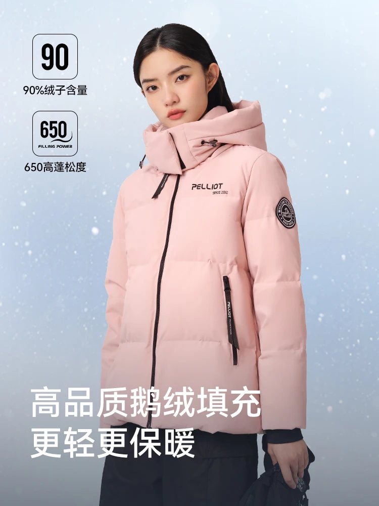 Pelliot 2025 chaquetas de hombre cortavientos impermeables chaquetas blancas abajo Parkas traje de montañismo abrigo chaqueta de mujer - imagen 5