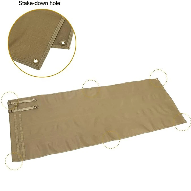ONETIGRIS Estera de tiro - Estera de tiro enrollable Estera de tiro propensa Estera de manta de tiro táctica para tiro de alcance de caza - imagen 4