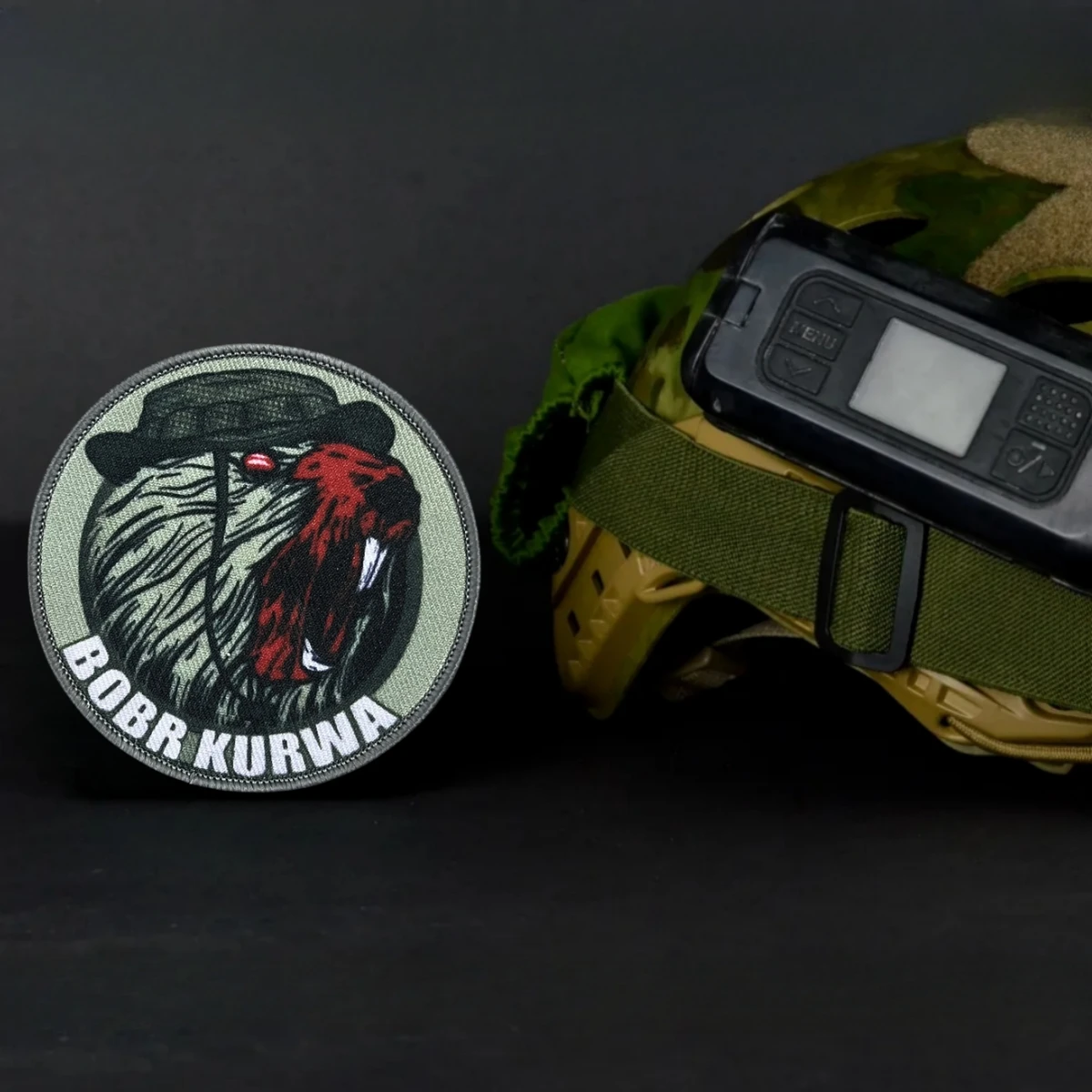 Parche con insignia de moral de juego "Beaver", brazalete militar táctico, parches con gancho impreso, pegatina para mochila - imagen 3