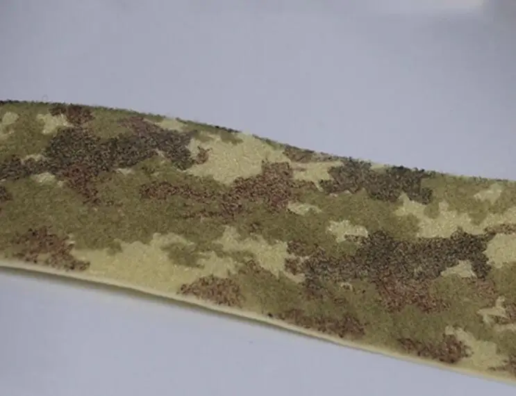 Ltaly camuflaje 1M/5M de longitud superficie peluda correas de nailon DIY - imagen 4