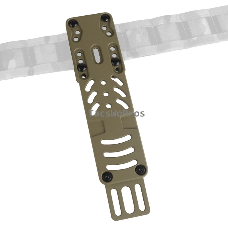 Adaptador de funda de caza, plataforma de transporte de pierna caída con correa para pierna, Kit adaptador de funda de pistola táctica de ajuste Modular de aleación de aluminio - imagen 3